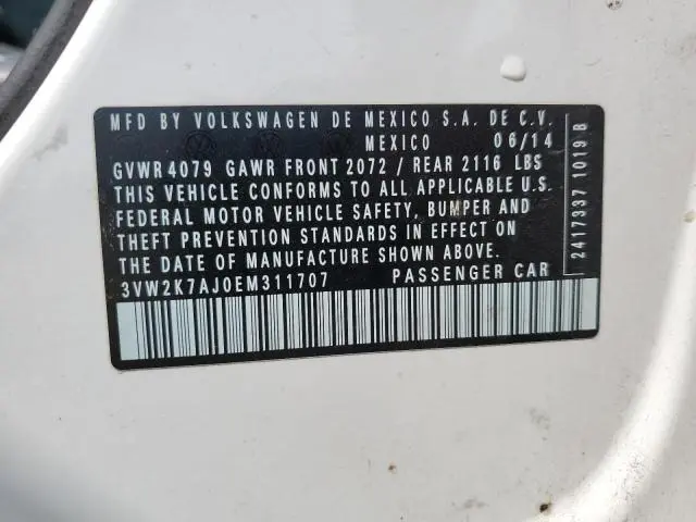 2014 VOLKSWAGEN JETTA BASE  