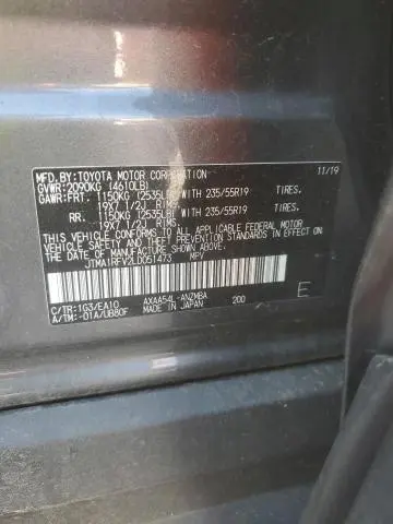 2020 TOYOTA RAV4 XLE PREMIUM  