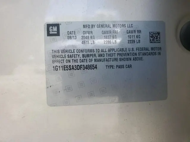 2013 CHEVROLET MALIBU 2LT  