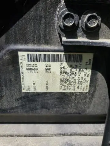 2014 NISSAN MAXIMA S  