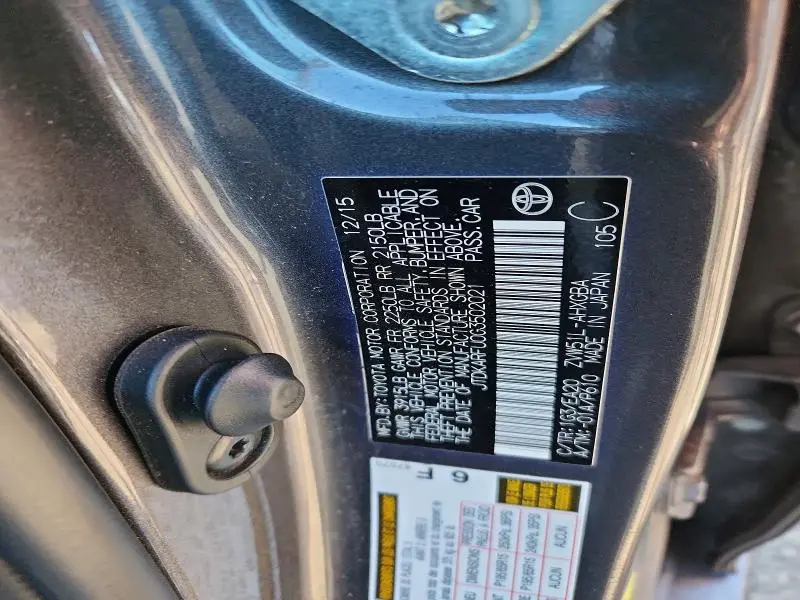 2016 TOYOTA PRIUS   