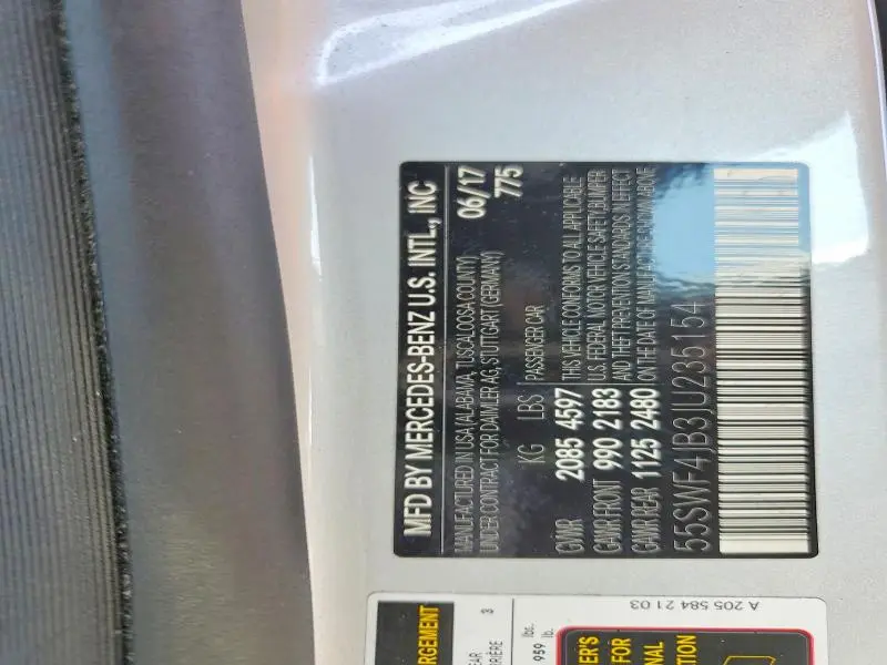 2018 MERCEDES-BENZ C 300  