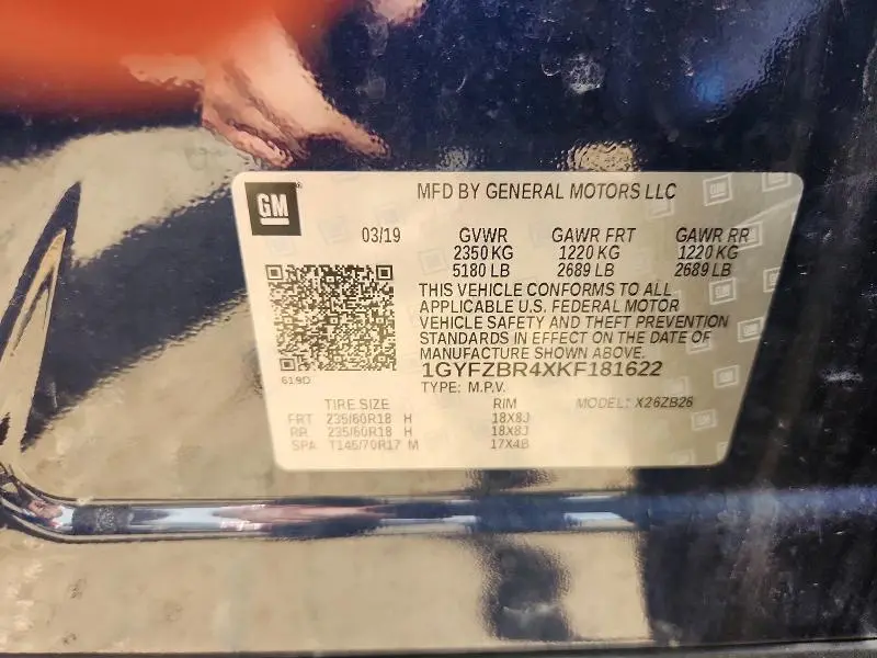 2019 CADILLAC XT4 LUXURY  