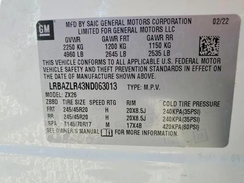 2022 BUICK ENVISION PREFERRED  