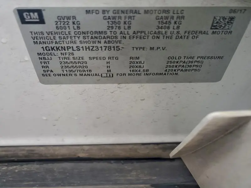 2017 GMC ACADIA DENALI  