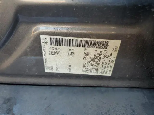 2019 NISSAN MAXIMA S