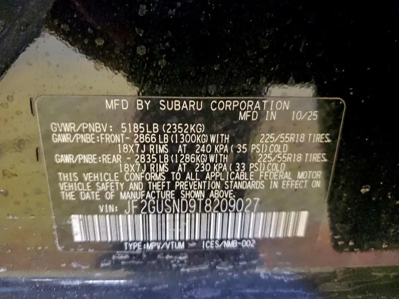 2026 SUBARU CROSSTREK LIMITED  