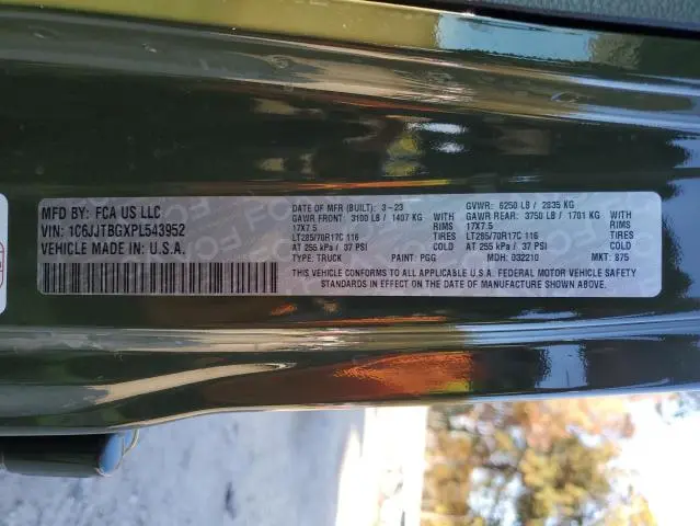 2023 JEEP GLADIATOR RUBICON  