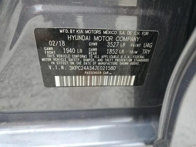 2018 HYUNDAI ACCENT SE  