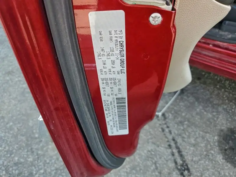 2015 CHRYSLER TOWN & COUNTRY TOURING  