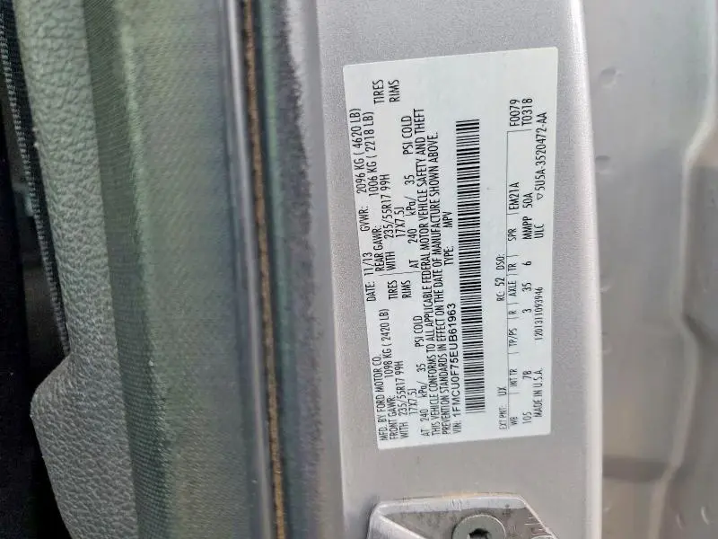 2014 FORD ESCAPE S  