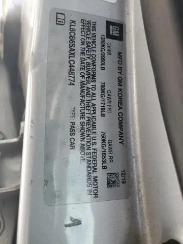 2020 CHEVROLET SPARK LS