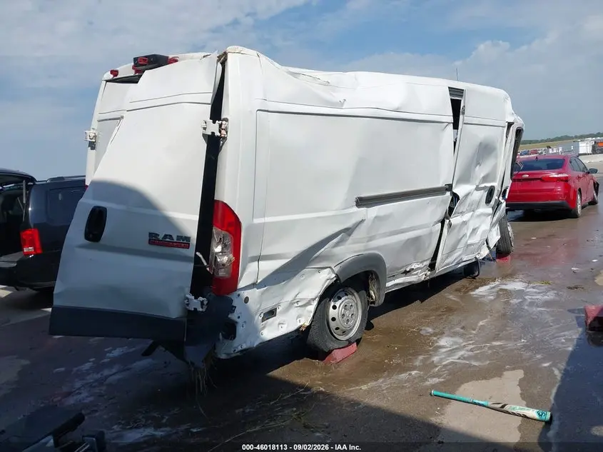 2018 RAM PROMASTER 3500 CARGO VAN HIGH ROOF 159 WB EXT
