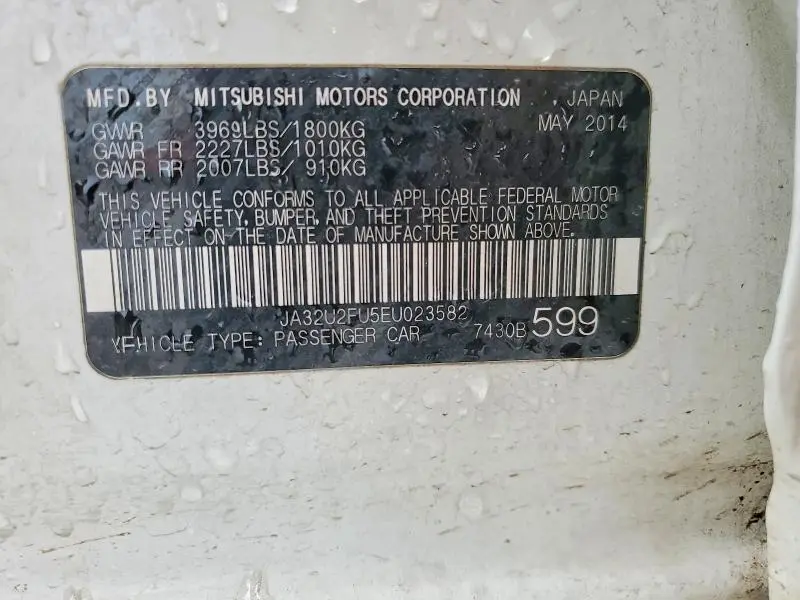 2014 MITSUBISHI LANCER ES/ES SPORT  