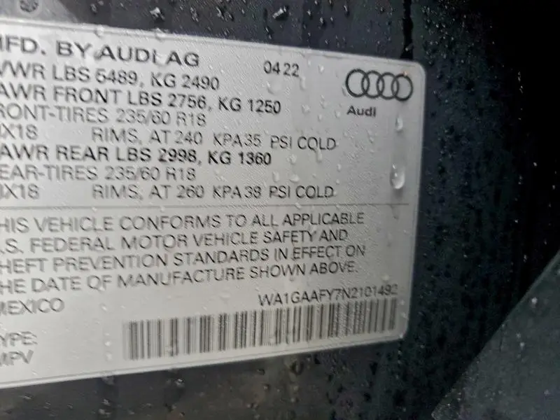 2022 AUDI Q5 PREMIUM 45  