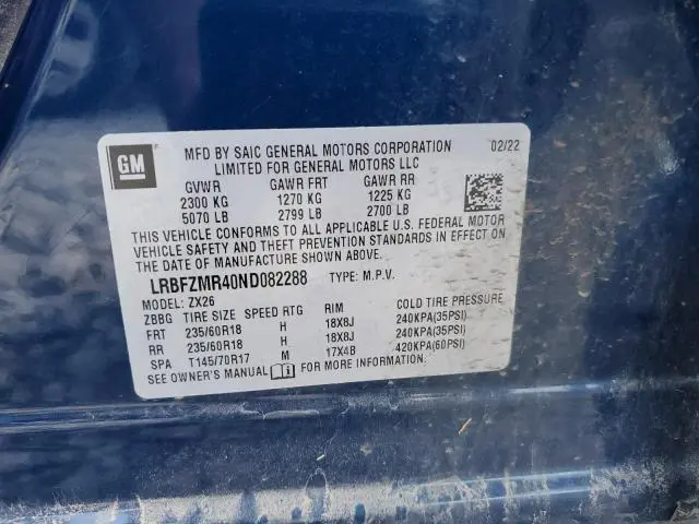 2022 BUICK ENVISION PREFERRED  