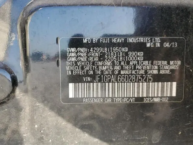 2013 SUBARU IMPREZA SPORT PREMIUM  