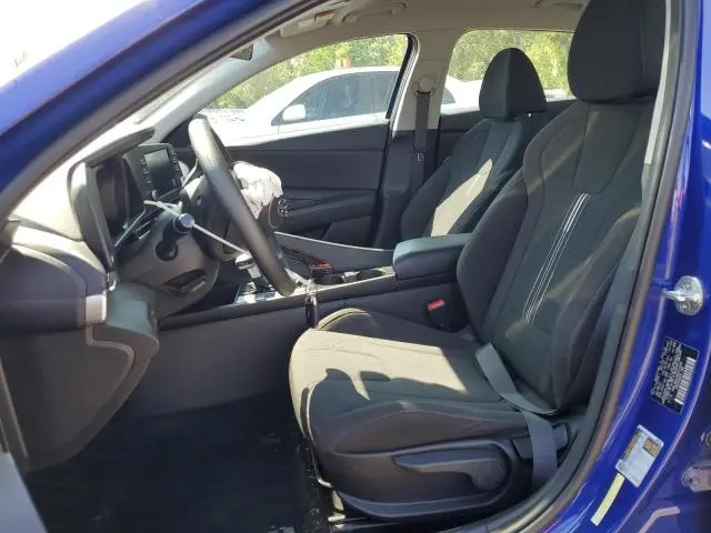2022 HYUNDAI ELANTRA BLUE  