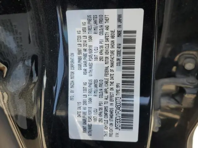 2015 MAZDA CX-9 TOURING  