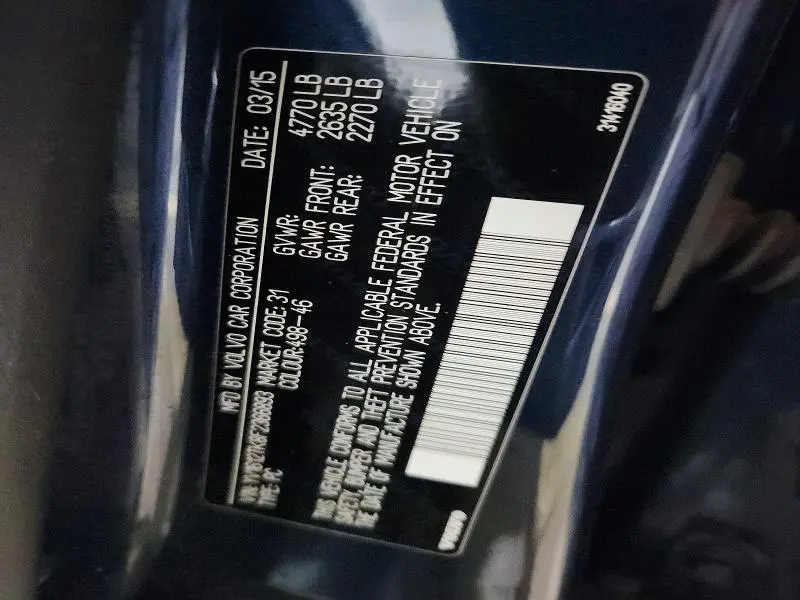 2015 VOLVO S60 PREMIER  