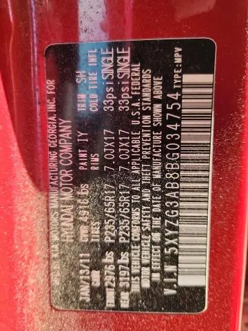 2011 HYUNDAI SANTA FE GLS  