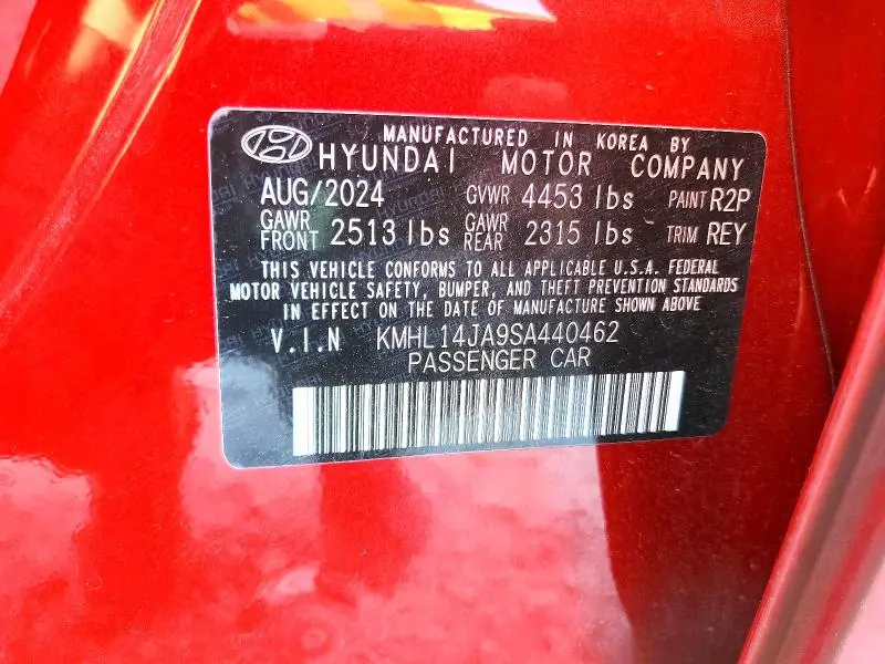 2025 HYUNDAI SONATA SEL CONVENIENCE  