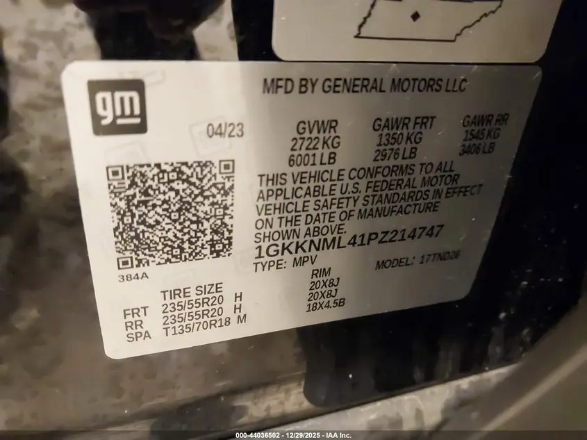 2023 GMC ACADIA FWD SLT