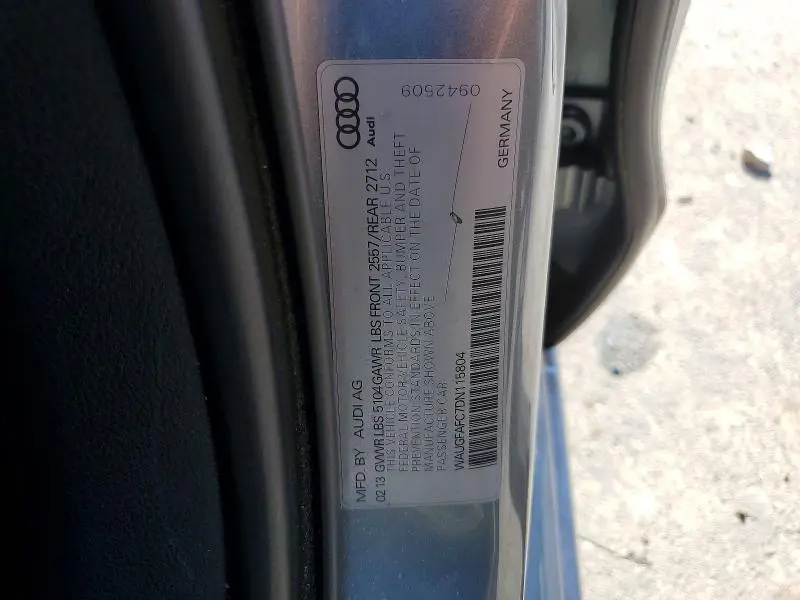 2013 AUDI A6 PREMIUM PLUS  
