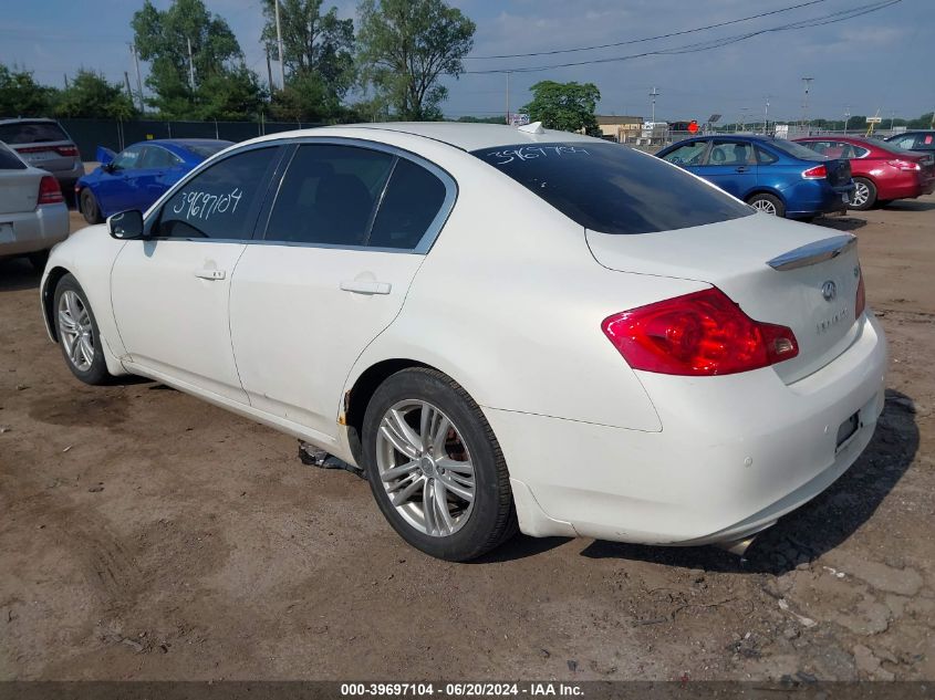 2013 INFINITI G37X  