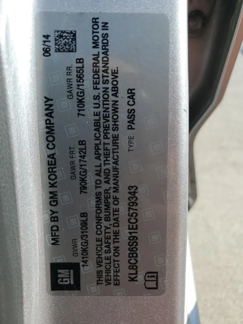 2014 CHEVROLET SPARK LS  