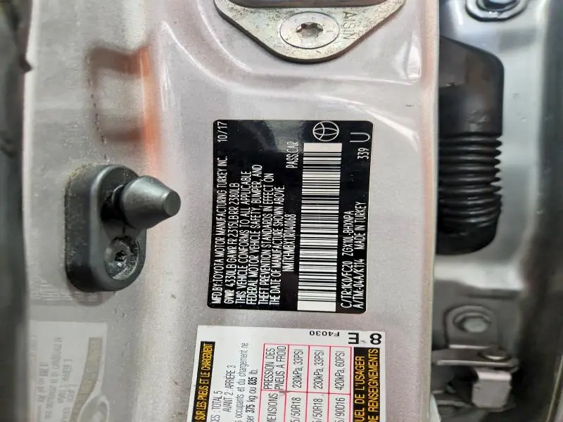 2018 TOYOTA C-HR XLE PREMIUM  