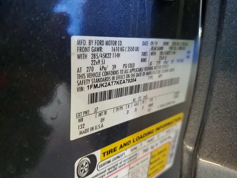 2019 FORD EXPEDITION MAX LIMITED  