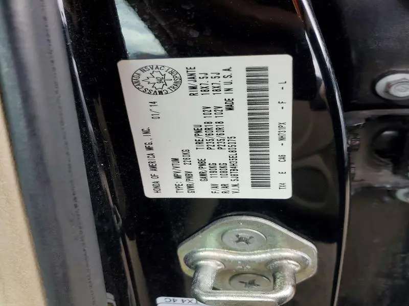 2014 ACURA RDX   