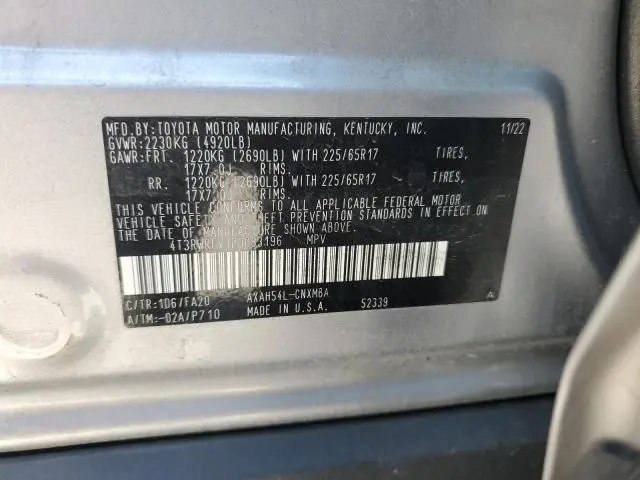 2023 TOYOTA RAV4 XLE  