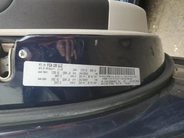 2017 CHRYSLER PACIFICA LIMITED  