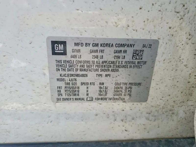 2022 BUICK ENCORE PREFERRED  