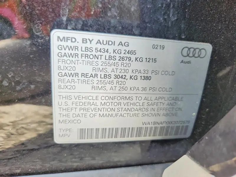 2019 AUDI Q5 PREMIUM PLUS  