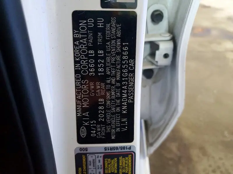 2016 KIA RIO LX  