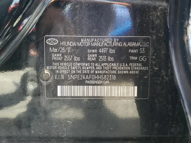 2017 HYUNDAI SONATA SE  