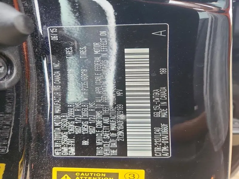 2015 LEXUS RX 350 BASE  