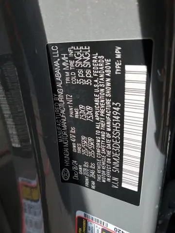 2025 HYUNDAI TUCSON LIMITED  