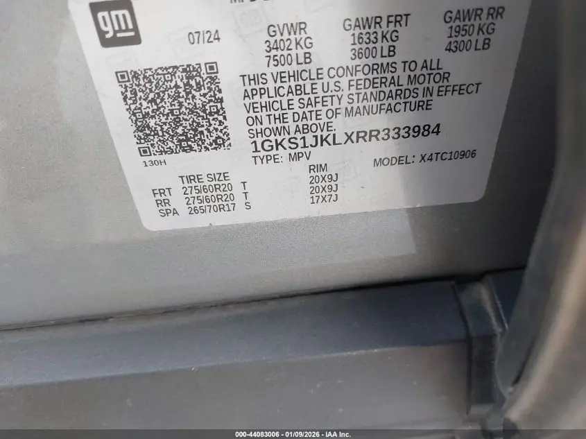 2024 GMC YUKON XL 2WD DENALI