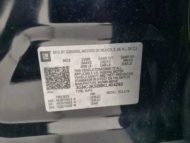 2019 CHEVROLET TRAX LS  