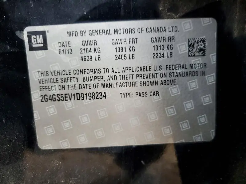 2013 BUICK REGAL PREMIUM  