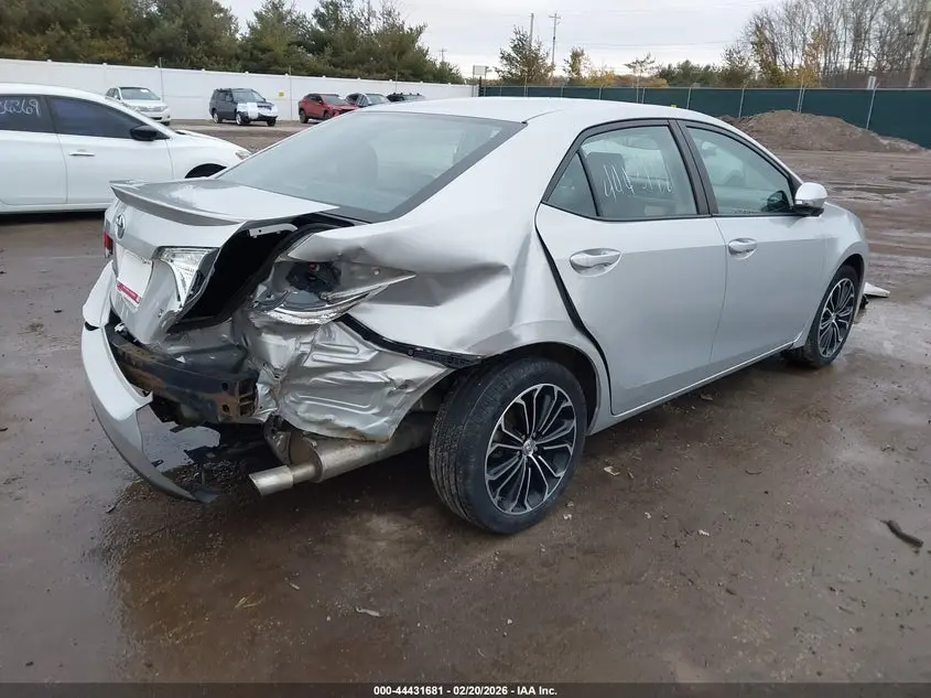 2016 TOYOTA COROLLA S PLUS