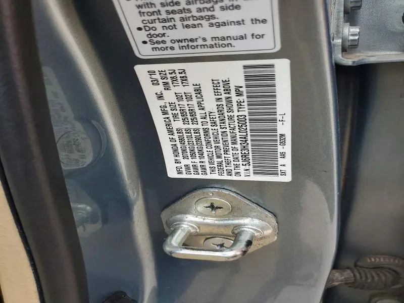 2010 HONDA CR-V LX  
