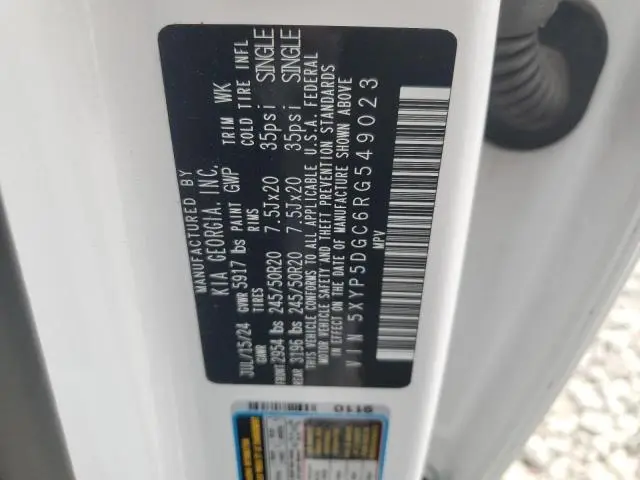 2024 KIA TELLURIDE SX  