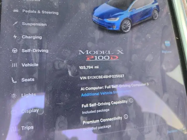 2017 TESLA MODEL X   