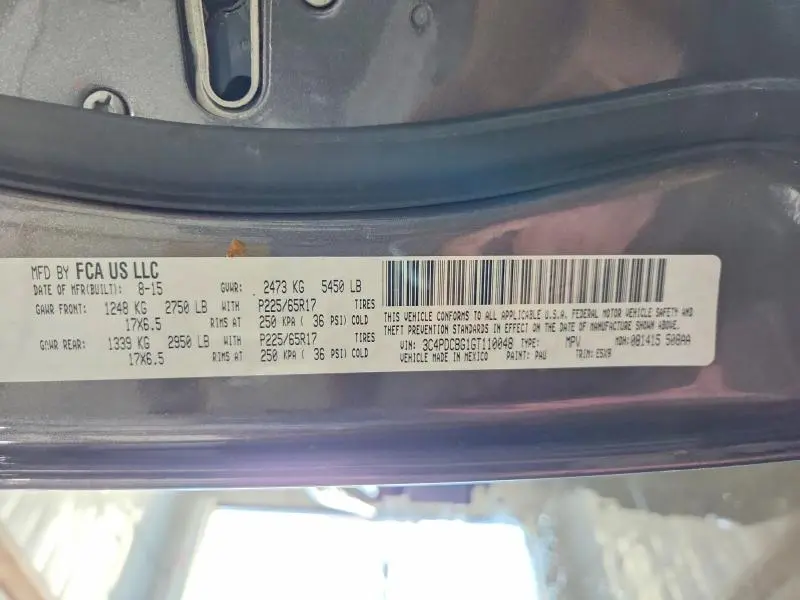 2016 DODGE JOURNEY SXT  