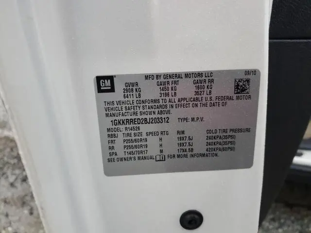 2011 GMC ACADIA SLT-1  